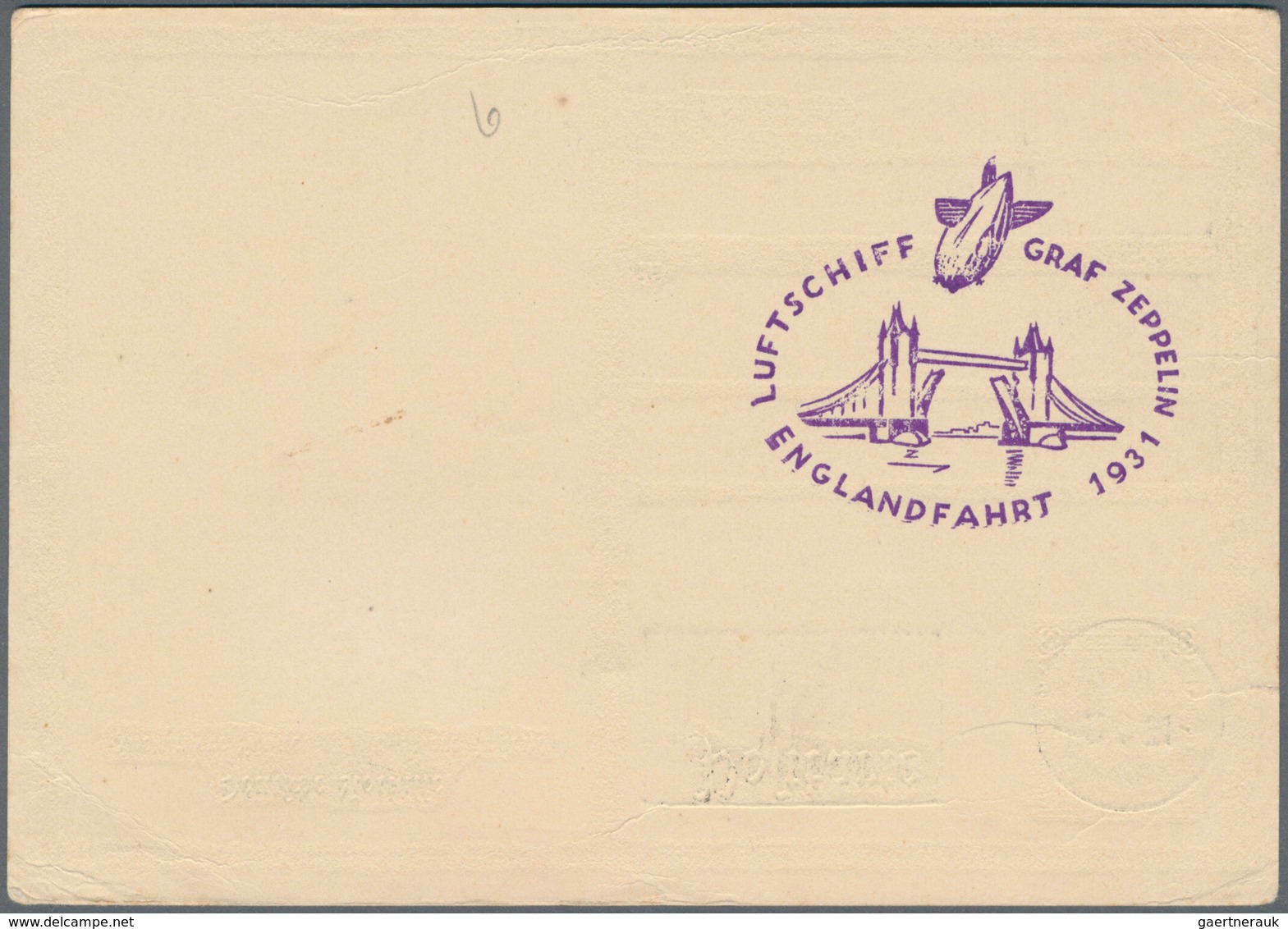 Deutsches Reich - Weimar: 1931, 1 RM Polarfahrt Mit Fehlendem Bindestrich, Farbfrischer Wert Portori - Unused Stamps