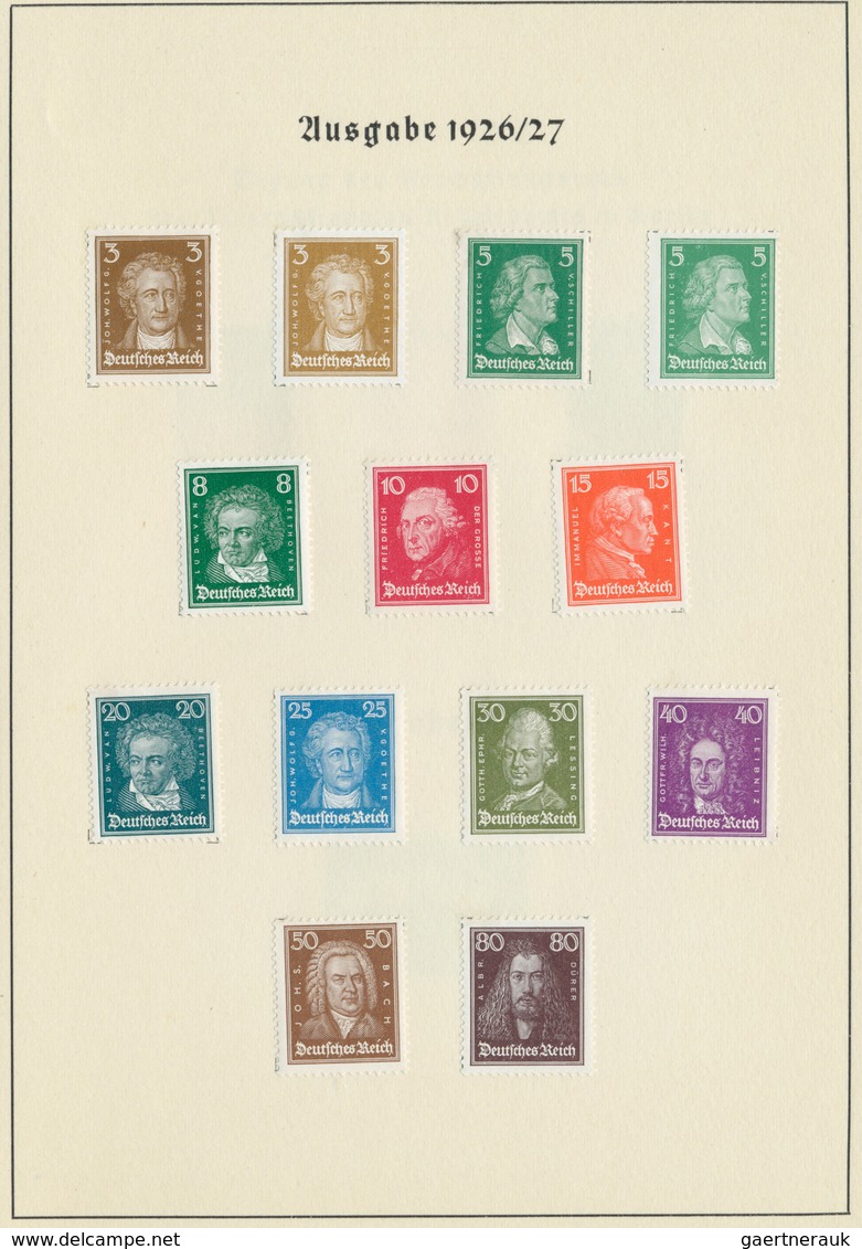 Deutsches Reich - Weimar: 1932, Geschenkheft Der Deutschen Reichspost, überreicht Von Der Dt. Abordn - Unused Stamps