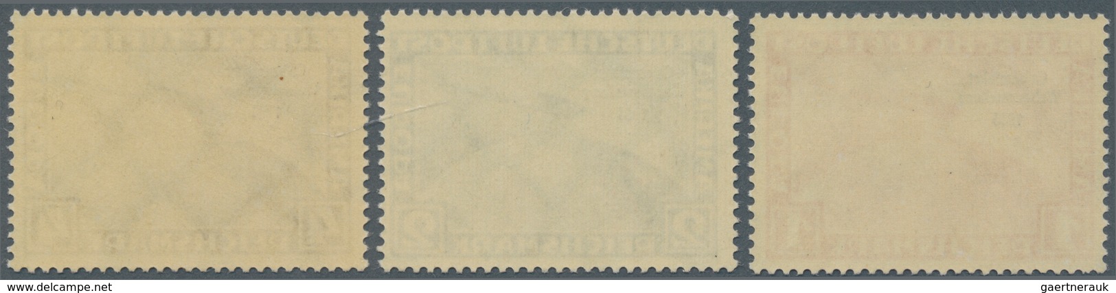 Deutsches Reich - 3. Reich: 1933, 1 M. - 4 M. Zeppelin Chikago-Fahrt, Kompletter Einwandfrei Postfri - Covers & Documents