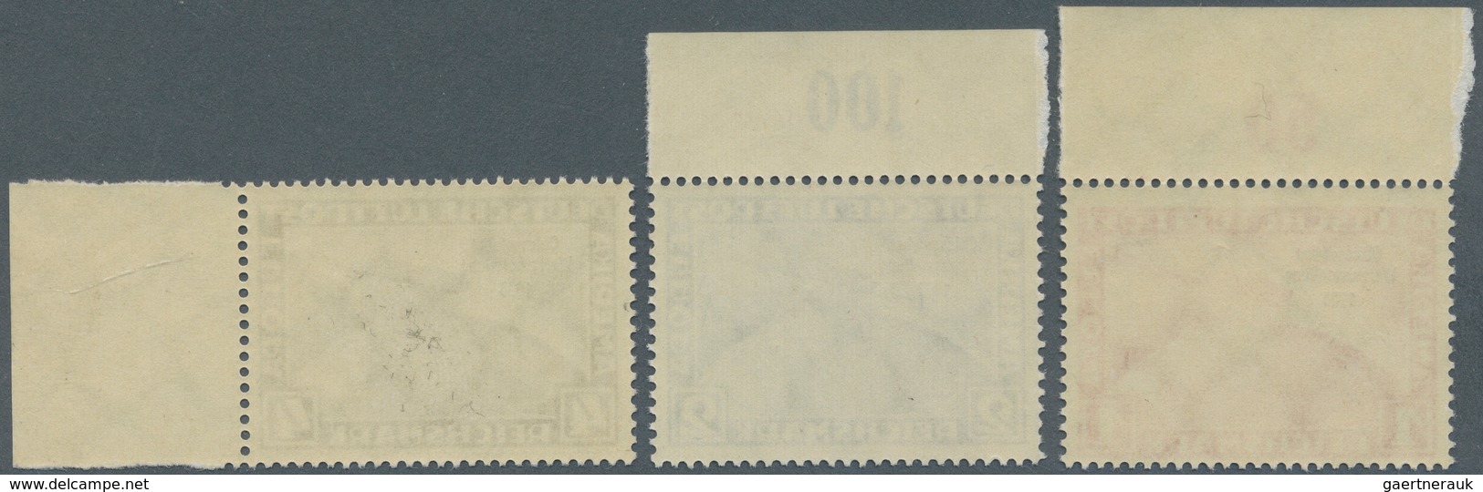 Deutsches Reich - 3. Reich: 1933, Chicagofahrt, Kompletter Satz 1 RM Bis 4 RM Vom Rand, Ränder Vorge - Lettres & Documents