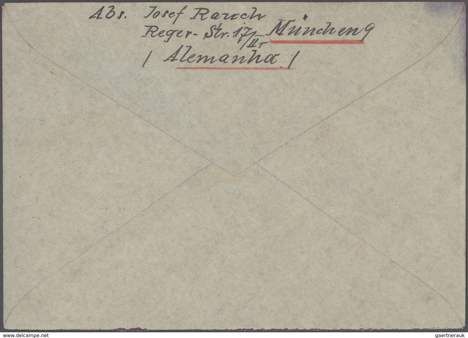 Deutsches Reich - 3. Reich: 1933: 1 RM "Chicagofahrt" Mit Zusatzfrankatur Auf Brief Nach Brasilen Mi - Briefe U. Dokumente