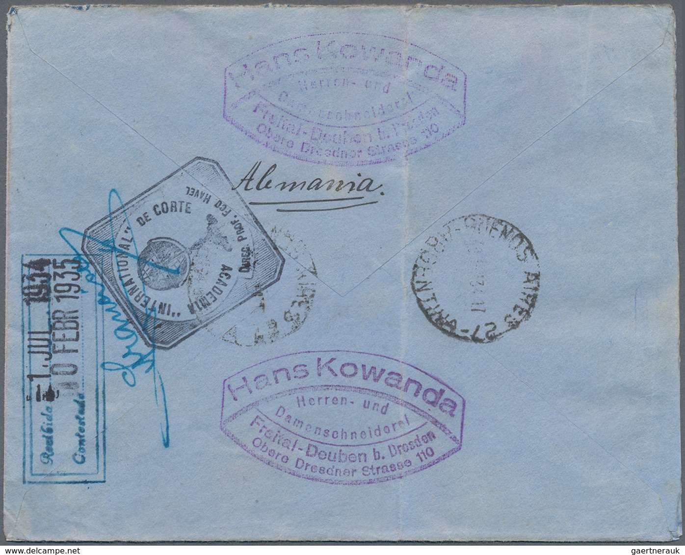 Deutsches Reich - 3. Reich: 1933, 40 Pfg. Wagner Als Oberrandstück Mit ZuF 15 Pfg. Hindenburg Waffel - Covers & Documents