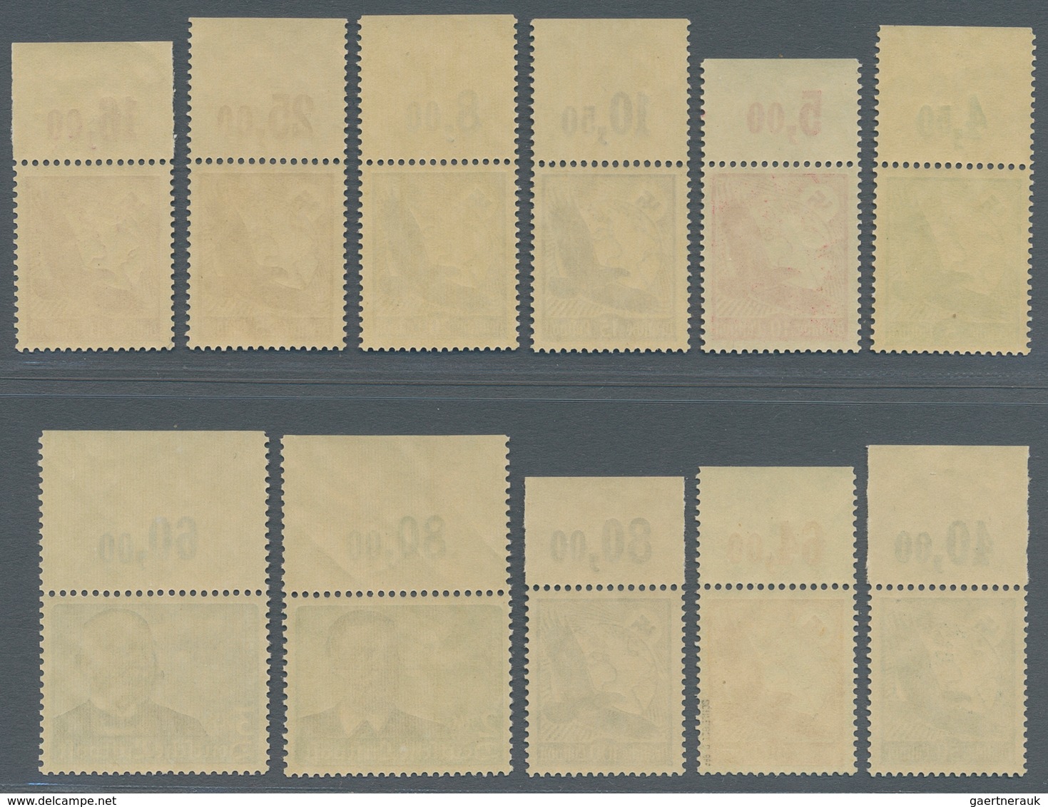 Deutsches Reich - 3. Reich: 1934, Flugpostmarken 5 Pfg. Bis 3 RM, Einwandfrei Postfrischer Satz Vom - Briefe U. Dokumente