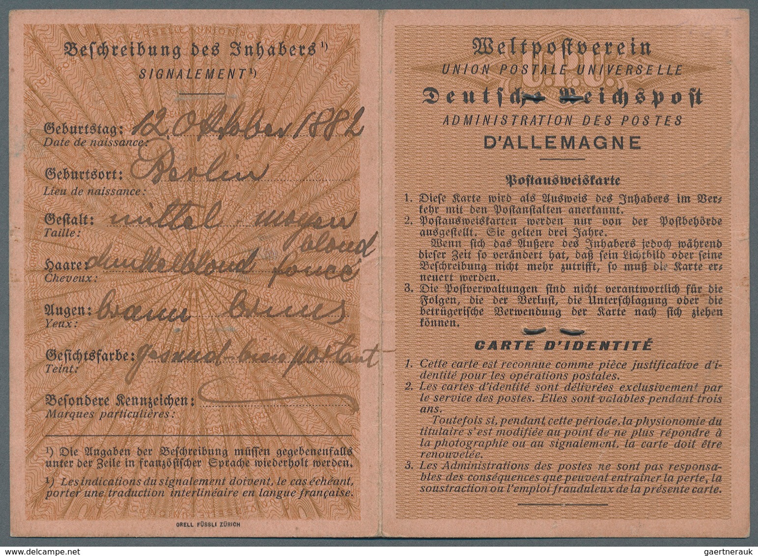 Deutsches Reich - 3. Reich: 1936, 50 Pfg. Luftschiff Hindenburg Als Portogerechte Verwendung Für Die - Briefe U. Dokumente