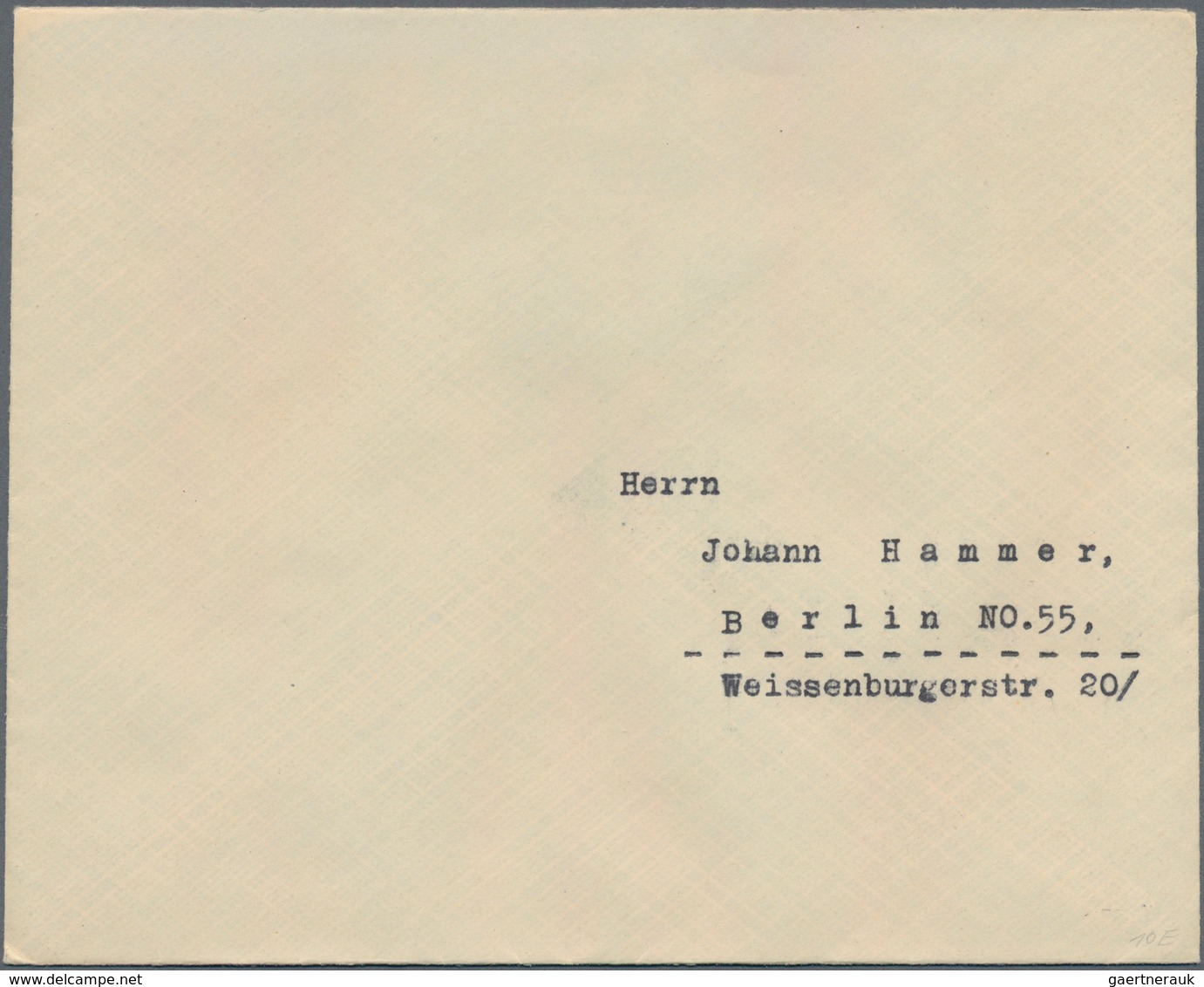 Deutsches Reich - 3. Reich: 1937, Hitler-Block Ungezähnt Rückseitig Auf Orts-Brief Als FDC "BERLIN W - Briefe U. Dokumente