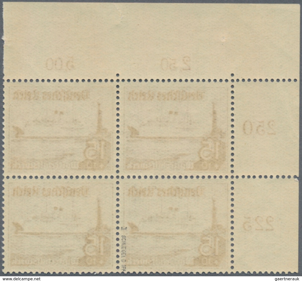 Deutsches Reich - 3. Reich: 1937, WHW Schiffe 15+10 Pf Mit Seltenem Plattenfehler "Peilstab" Auf Fel - Briefe U. Dokumente