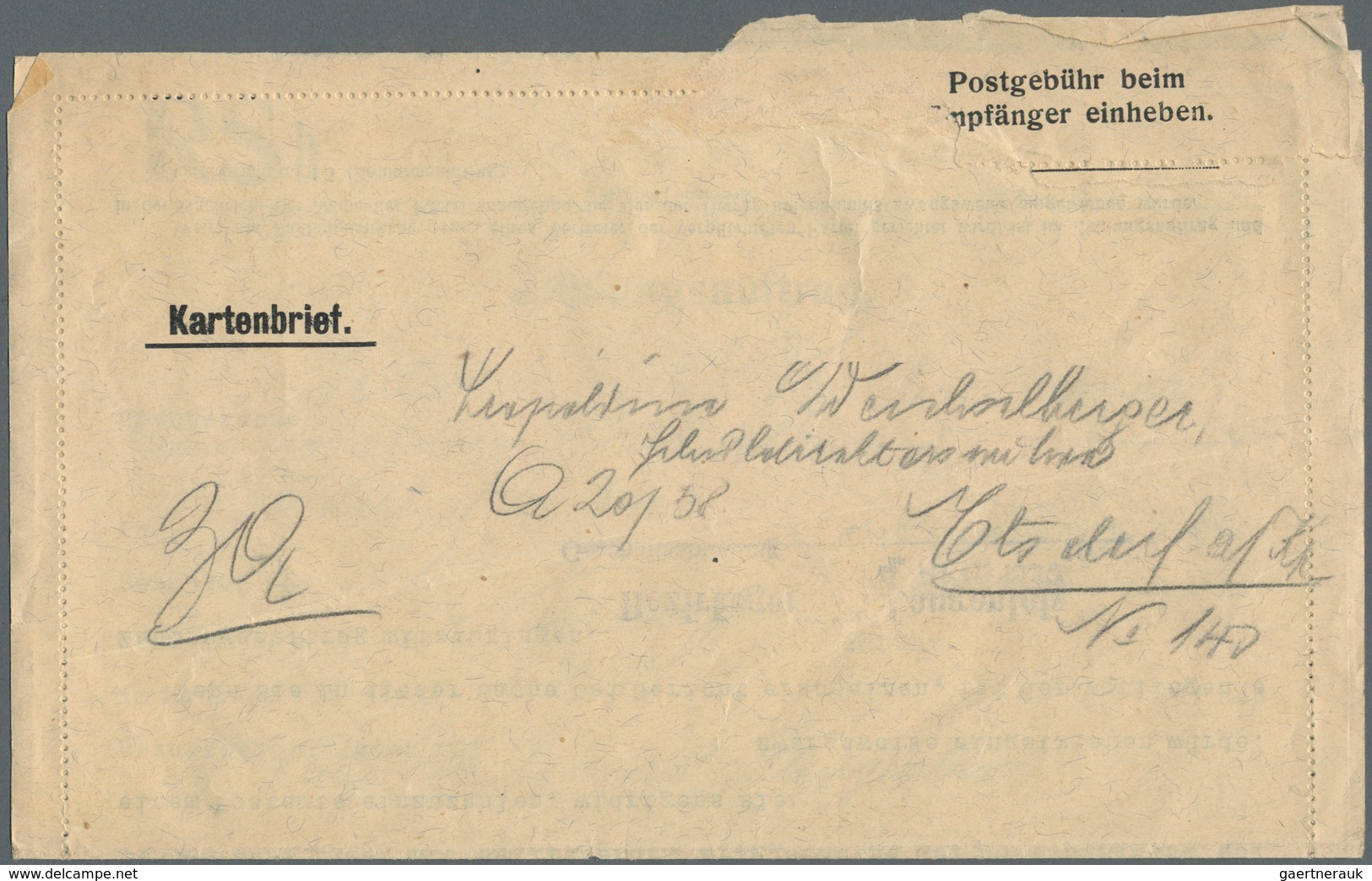 Deutsches Reich - 3. Reich: 1938, Ostmark, Drei Portopflichtige Zahlungsaufträge Vom 5.IV. Bis 19.VI - Covers & Documents