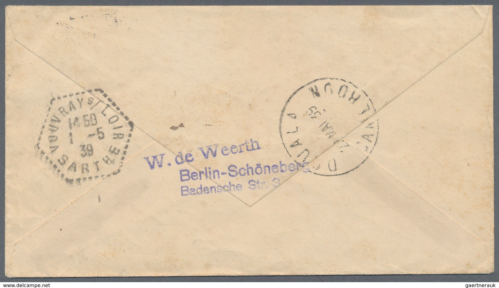 Deutsches Reich - 3. Reich: 1939, 2 X 6+19 Pf "Tag Der Arbeit", Ungewöhnlicher FDC Mit ZuF Von Berli - Lettres & Documents