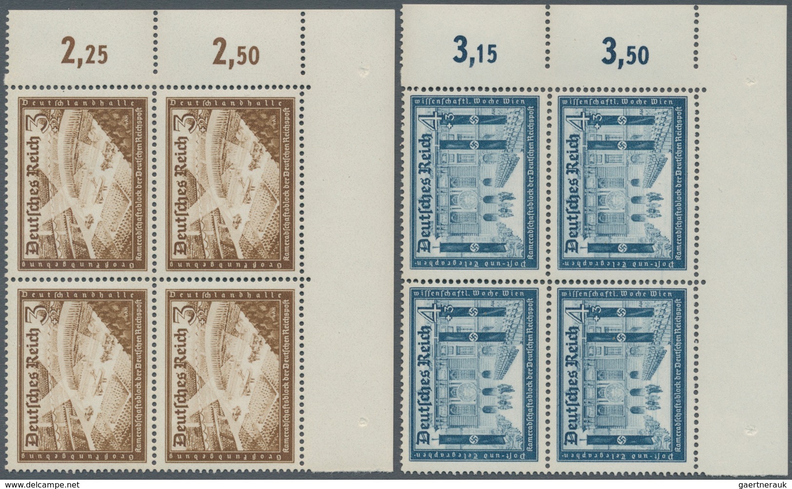 Deutsches Reich - 3. Reich: 1939, Kameradschaftsblock I Postfrisch, Ausgesucht Schöne, Schneeweiße, - Covers & Documents