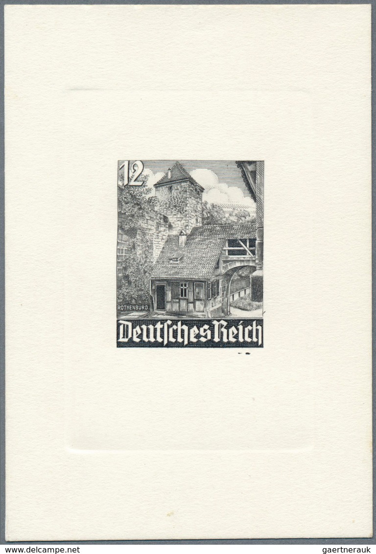 Deutsches Reich - 3. Reich: 1940 (ca) Essay Einzelabzug Auf Karton Im Stichtiefdruckverfahren Gedruc - Briefe U. Dokumente