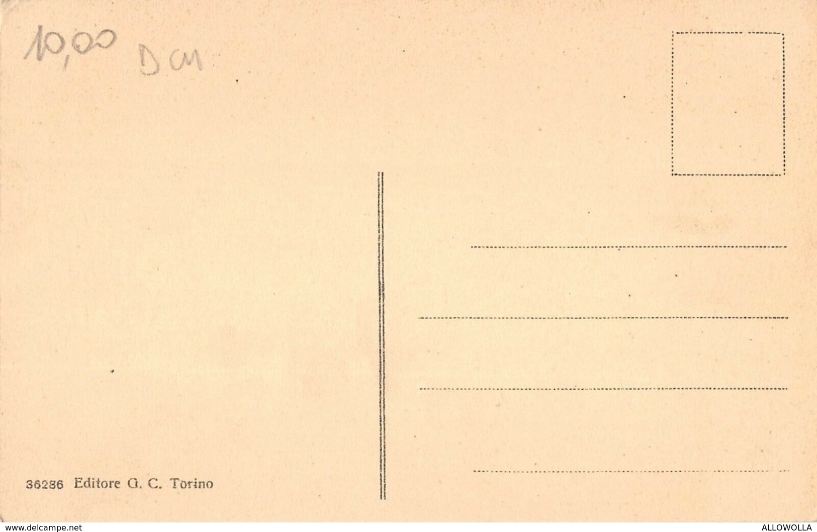 2373 " TORINO - FACCIATA PALAZZO MADAMA-TRAMS E CARRETTO  " CART. OR. NON SPED. - Palazzo Madama