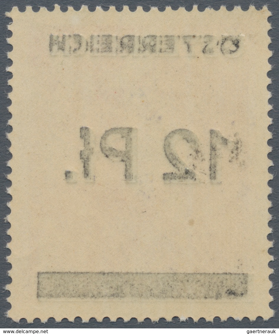 Deutsches Reich - 3. Reich: 1945, AUFDRUCKPROBE ZUR 2. WIENER AUSHILFSAUSGABE, Aufdruck "ÖSTERREICH - Briefe U. Dokumente