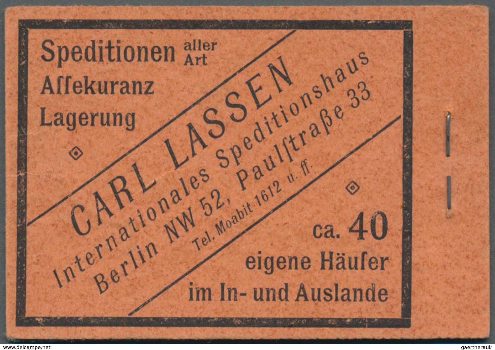 Deutsches Reich - Markenheftchen: 1921, Markenheftchen Germania/Ziffern Kpl. Gestempelt, Selten!. Ge - Carnets