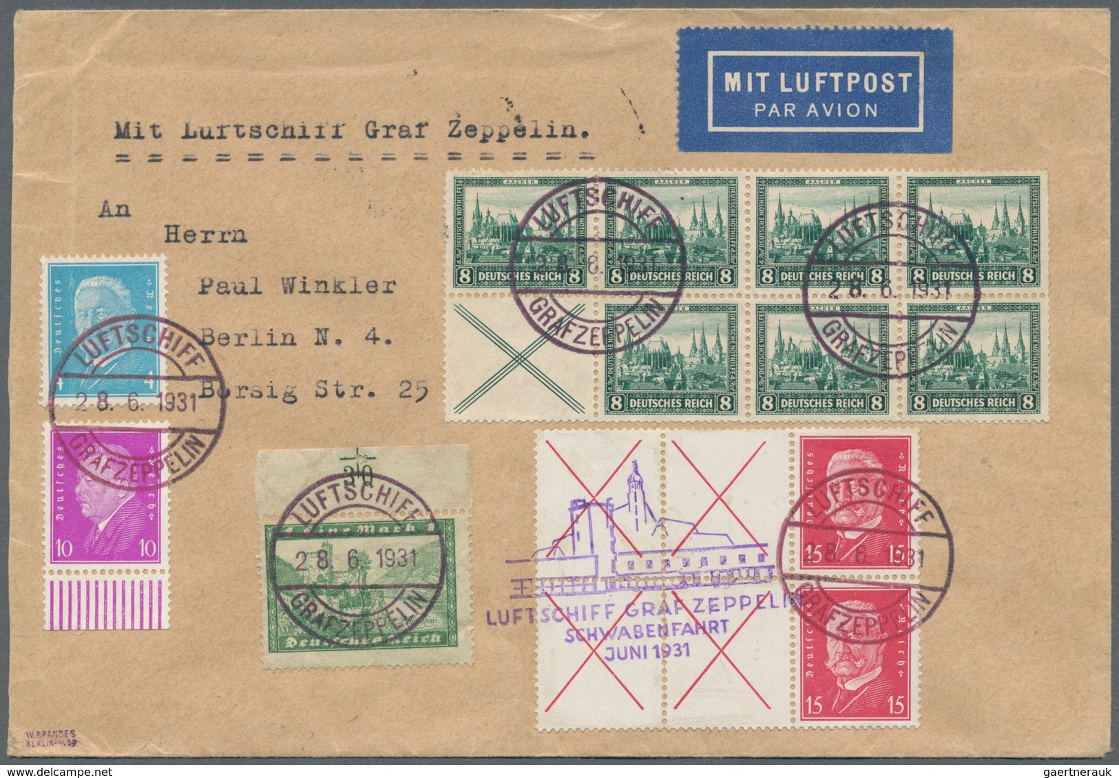 Deutsches Reich - Markenheftchenblätter: 1930, Nothilfe-Heftchenblatt Nr. 68 Ohne Rand Und Portogere - Carnets