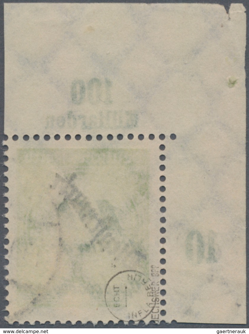 Deutsches Reich - Dienstmarken: 1923, Wertangabe Im Kreis Mit Rosettenmuster, 10 Mrd M. Aus Der Link - Dienstmarken