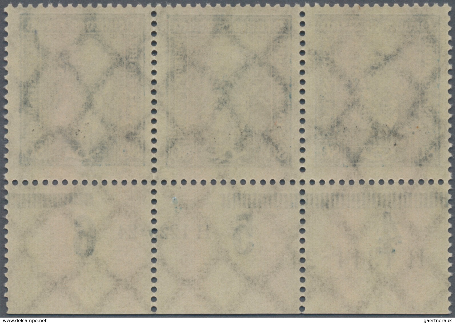 Deutsches Reich - Dienstmarken: 1931, 80 Pfg. Stephan Mit Dienstmarken-Aufdruck Im Postfrischen Drei - Dienstmarken