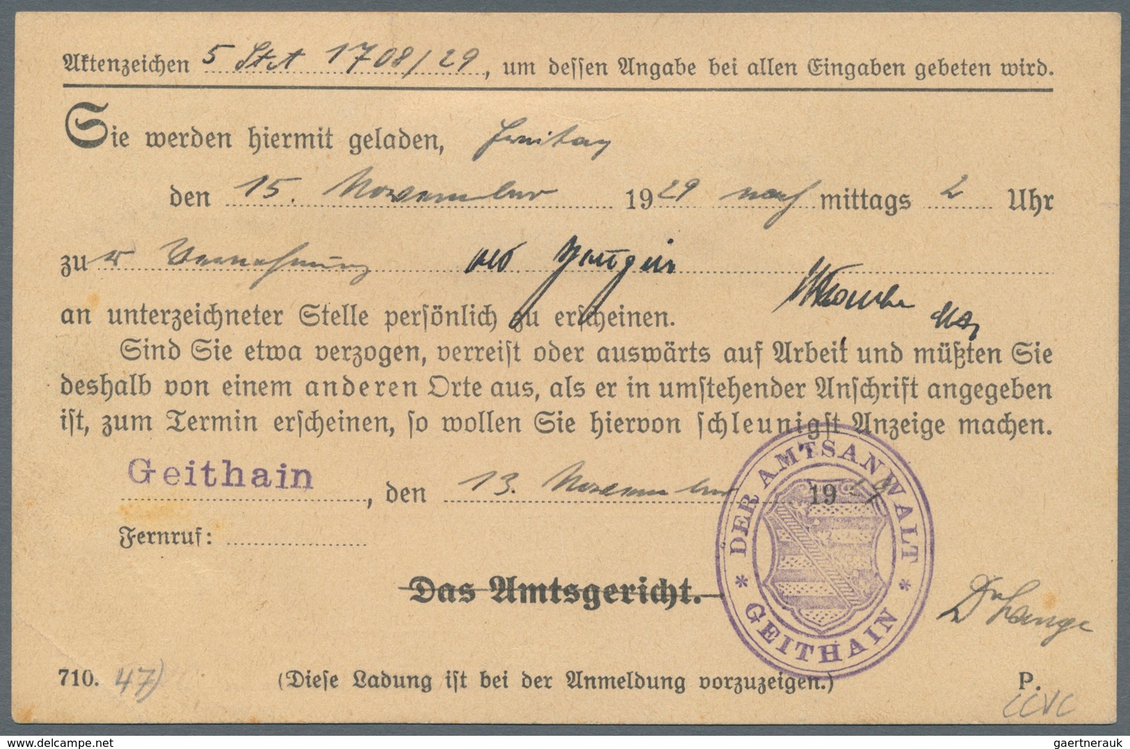 Deutsches Reich - Dienstmarken: 1929, Eilboten-Behördenkarten Mit Dienst-MiF 5 Pf Und 80 Pf Ab "GEIT - Service