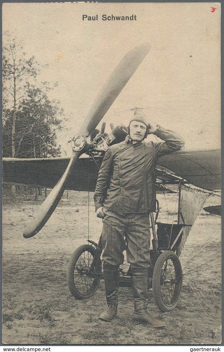 Deutsches Reich - Halbamtliche Flugmarken: 1912, Regensburger Fliegertage 20 Pfg. Braunrot Auf Glanz - Airmail & Zeppelin