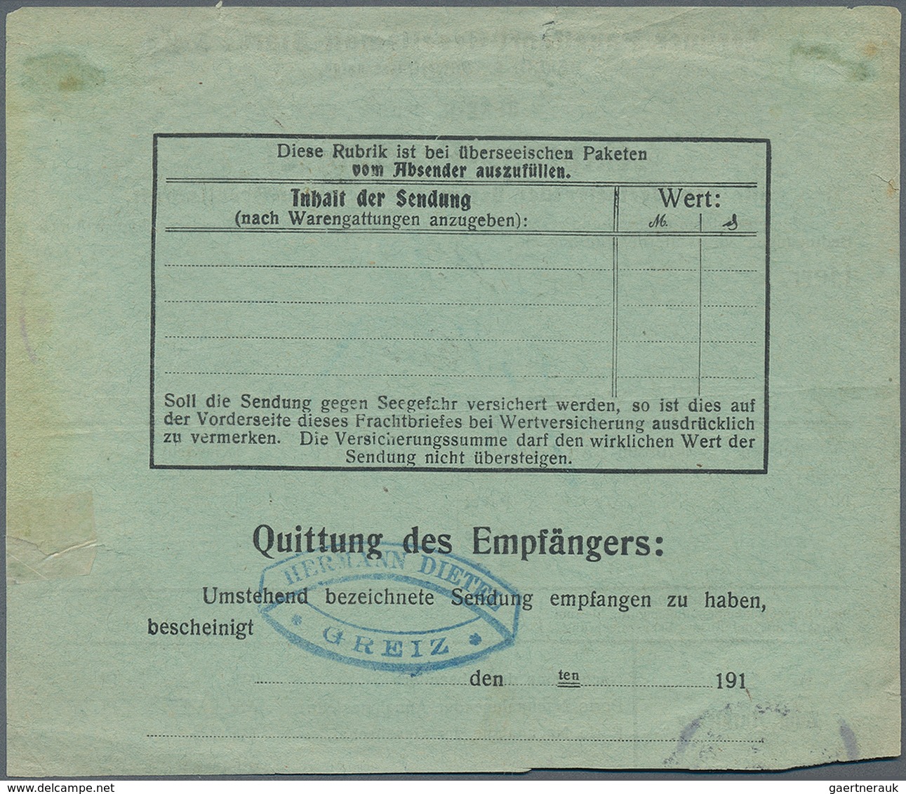 Deutsches Reich - Privatpost (Stadtpost): BERLIN - Paketfahrt: 1914, 20 Pf Orange Auf Seltenem Expre - Postes Privées & Locales