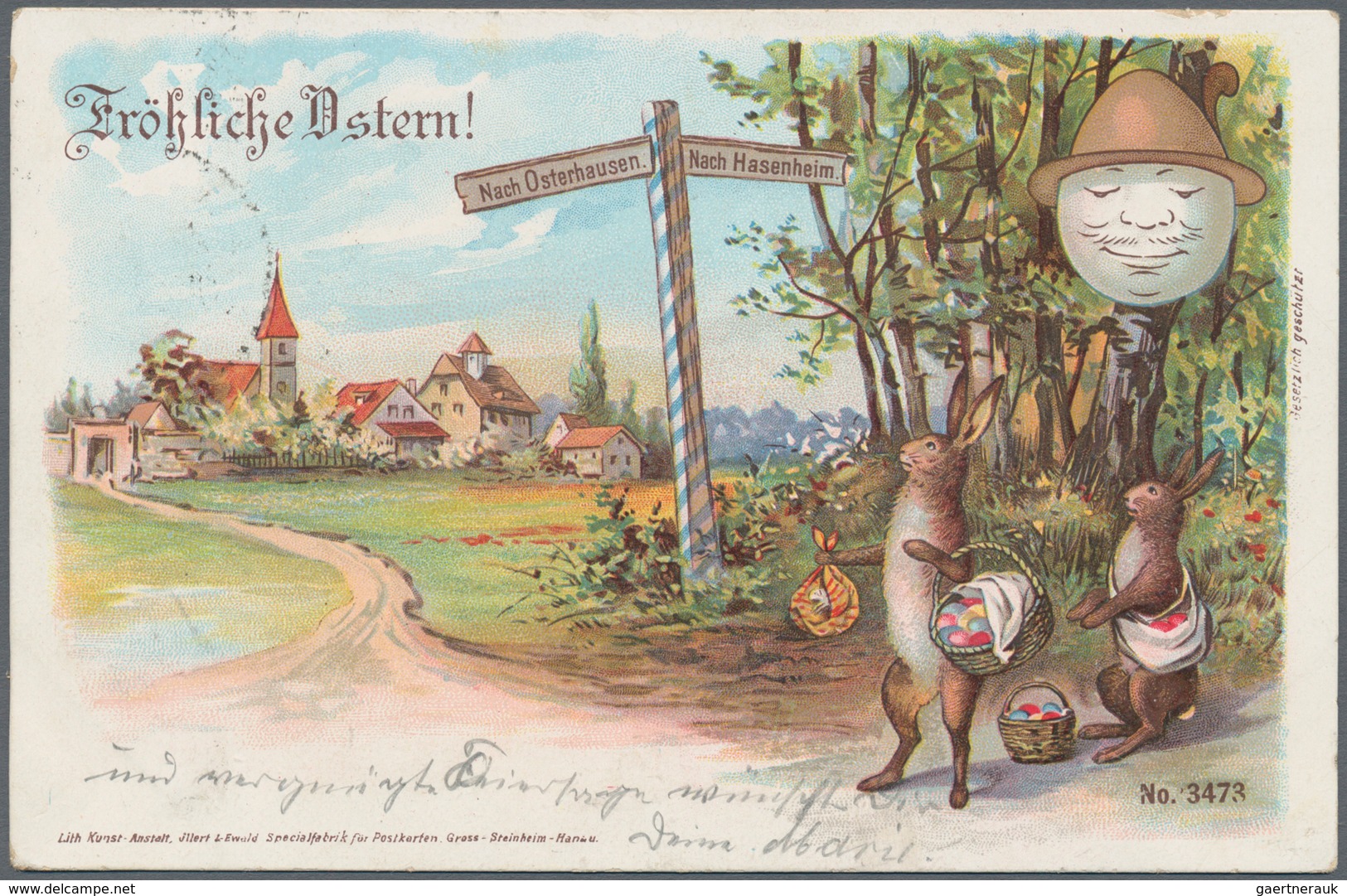 Deutsches Reich - Privatpost (Stadtpost): Flensburg PP Mercur 1899, 1½ Pf. Grün Und 3 Pf. In Karmin& - Postes Privées & Locales