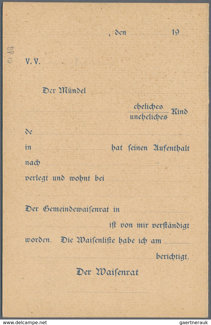 Deutsches Reich - Ganzsachen: 1922 Zwei Ungebrauchte Dienstpostkarten Als Doppelkarten Für Behörden - Other & Unclassified