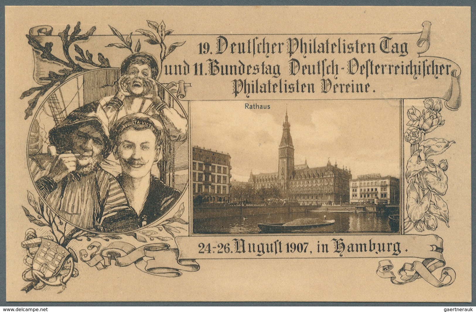 Deutsches Reich - Privatganzsachen: 1907, Lot Von 15 Privat-Postkarten 5 Pf Germania "19. Dt. Philat - Autres & Non Classés