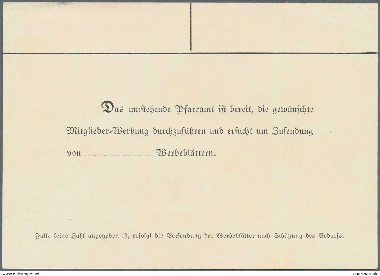 Deutsches Reich - Privatganzsachen: 1937 (ca). Privat-Postkarte 3 Pf Hindenburg "Centralvorstand Der - Autres & Non Classés