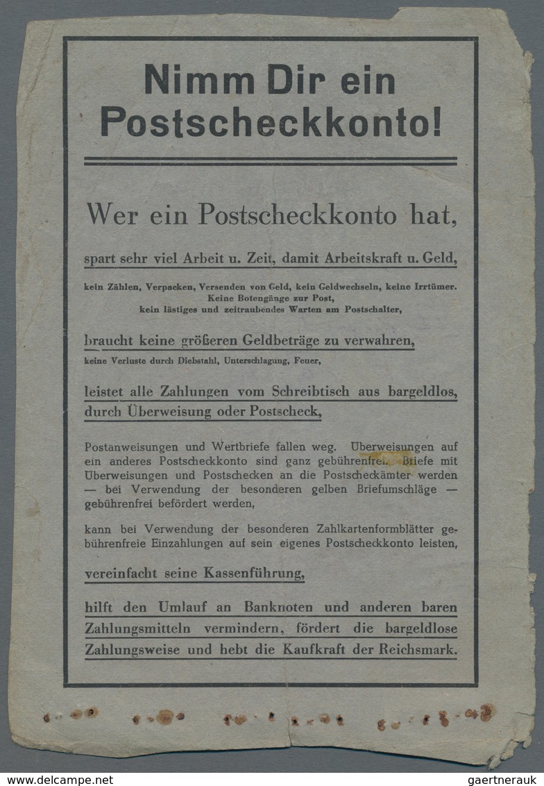 Deutsches Reich - Besonderheiten: 1944/45 Posteinlieferungsbuch Für Nachnahmen Und Pakete Von Berlin - Other & Unclassified