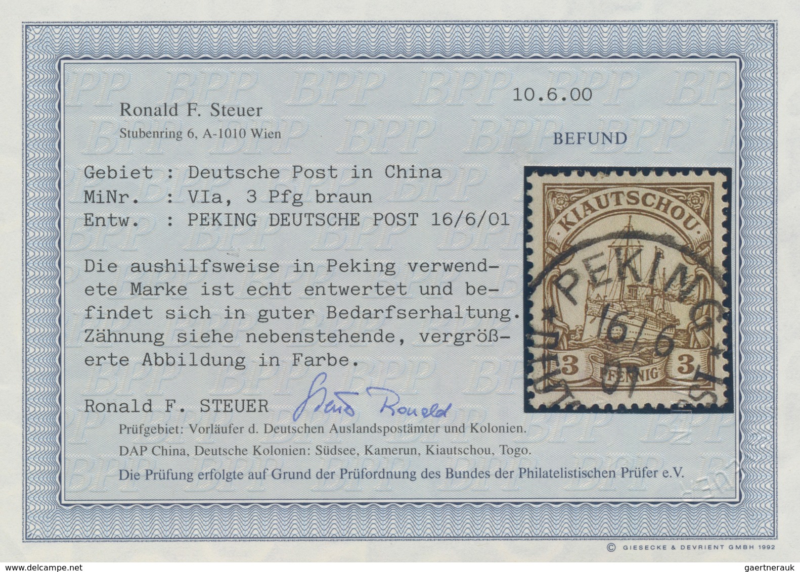 Deutsche Post In China: 1901, PETSCHILI-Ausgaben, 3 Pfg. - 5 Mark, Vollständiger Satz In Kabinetterh - Chine (bureaux)