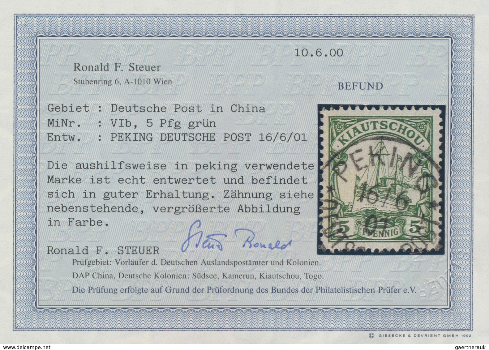Deutsche Post In China: 1901, PETSCHILI-Ausgaben, 3 Pfg. - 5 Mark, Vollständiger Satz In Kabinetterh - Chine (bureaux)