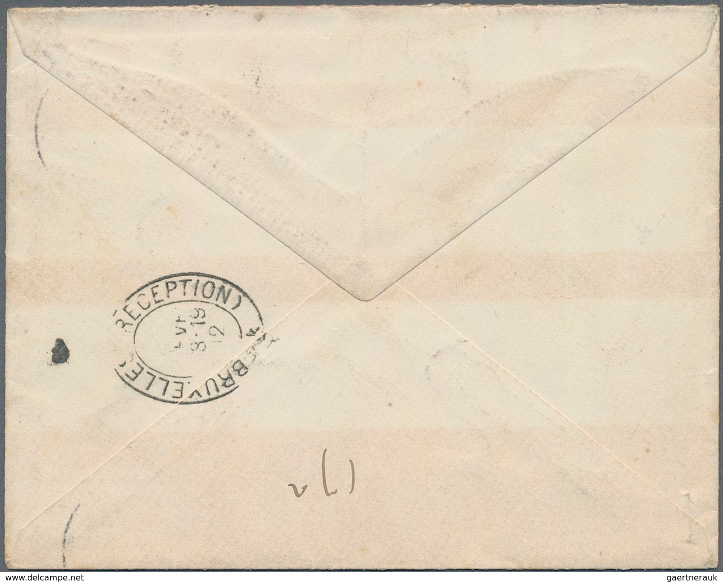 Deutsche Post In China: 1902. Registered Envelope Addressed To Belgium Bearing German China SG 24, 1 - Chine (bureaux)