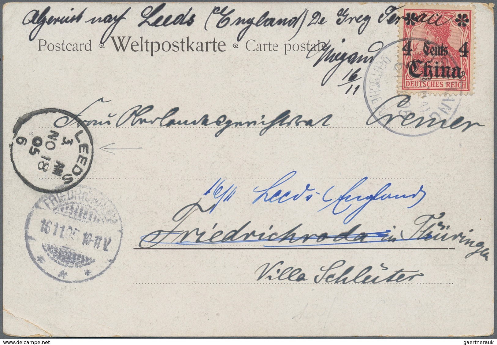 Deutsche Post In China - Stempel: 1905, "ITSCHANG (China) * DEUTSCHE POST *" Klarer Abschlag Vom 6.1 - China (offices)