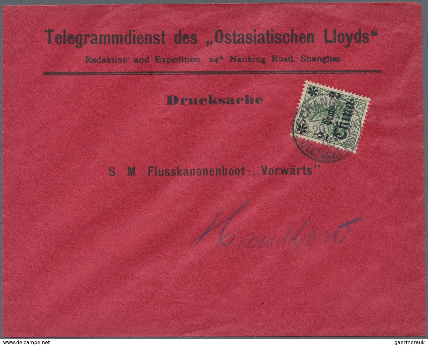 Deutsche Post In China - Besonderheiten: 1901/1906, Zwei Drucksachen-Umschläge (1x Kl. Randriss) Mit - Chine (bureaux)