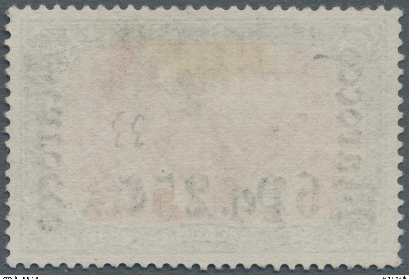Deutsche Post In Marokko: 1905, 6 Pes. 25 C. Auf 5 Mark Grünschwarz/dunkelkarmin Zart Entwertet "MOG - Morocco (offices)