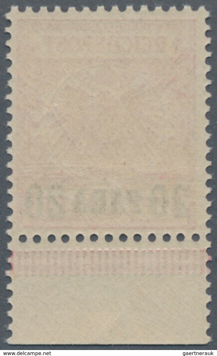 Deutsche Post In Der Türkei: 1899, 20 Para Auf 10 Pfg. Krone/Adler Dunkelrosarot (gelblichorange Qua - Turkey (offices)