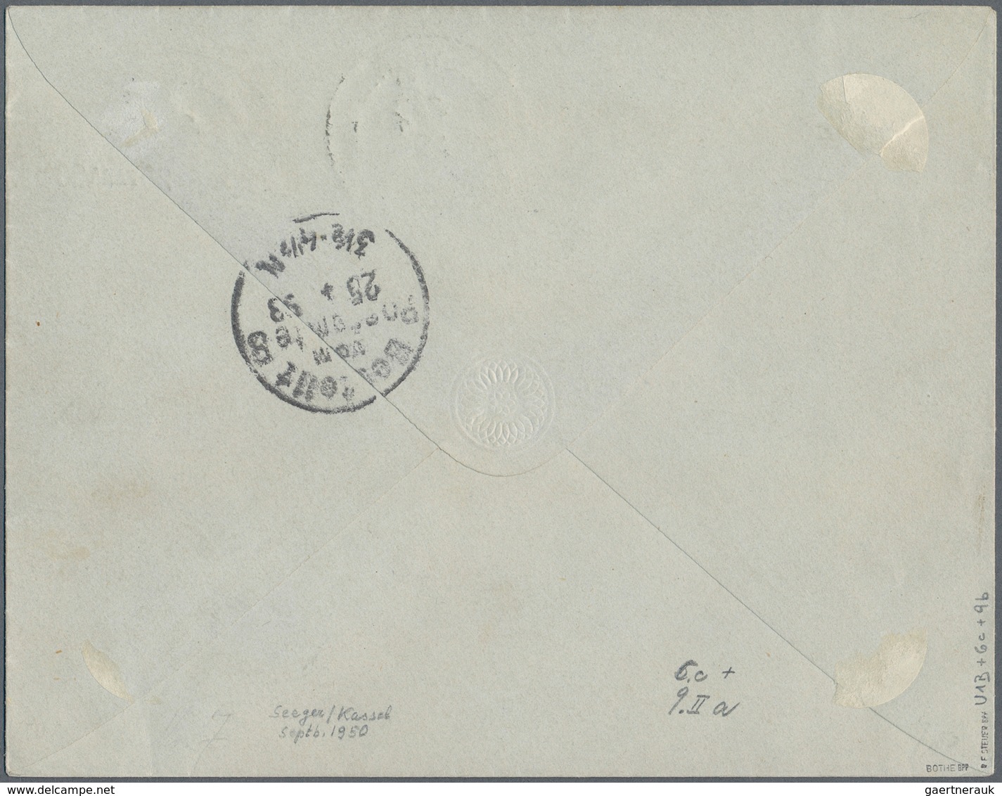 Deutsche Post In Der Türkei - Ganzsachen: 1889, GA-Umschlag "20 PARA 20" Großformat 147x114 Mm Auf 1 - Turquie (bureaux)