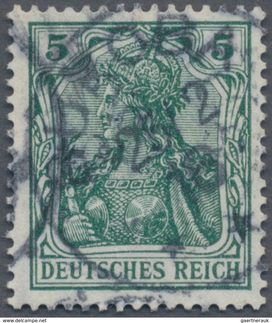 Deutsch-Ostafrika: Kreuzer Königsberg: 1915, 5 Pfg. Germania Mit Stempel "BUKOBA 23.2.16", Sehr Gut - German East Africa