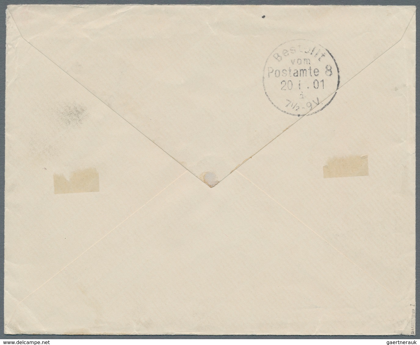 Deutsche Kolonien - Karolinen: 1899, 10 Pfg. Mit Diagonalem Aufdruck Mit Klarem Stempel "PONAPE KARO - Caroline Islands