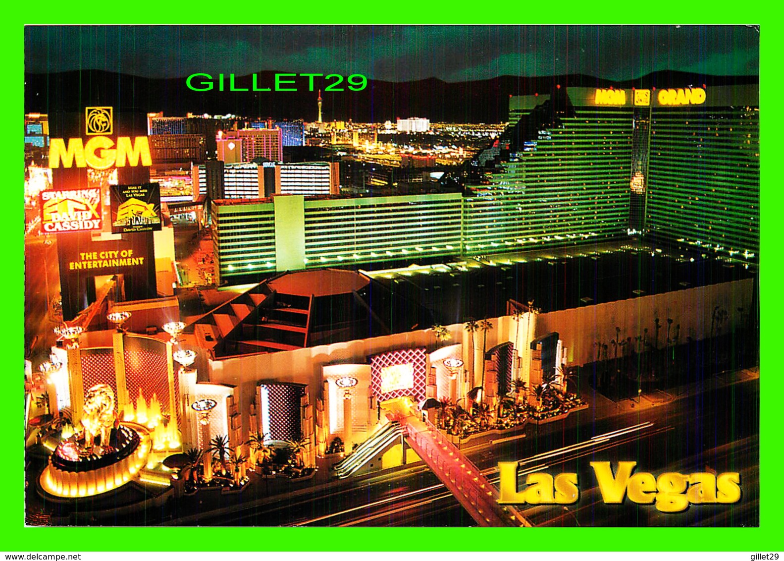 LAS VEGAS, NV - MGM  AT NIGHT - VEGAS SERIES - - Las Vegas
