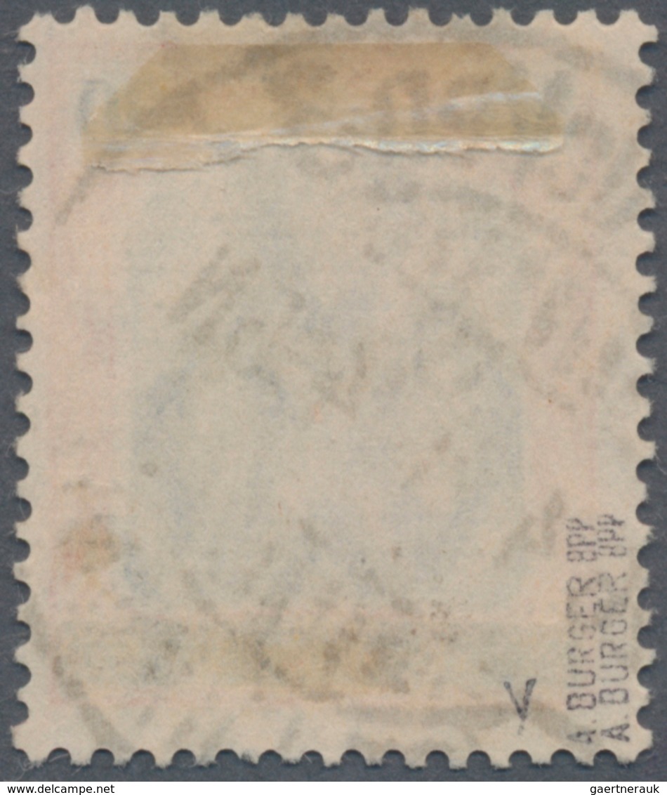 Deutsche Abstimmungsgebiete: Saargebiet: 1920, Germania-Sarre 30 Pfg. Dunkelrotorange/schwarz Auf Or - Unused Stamps