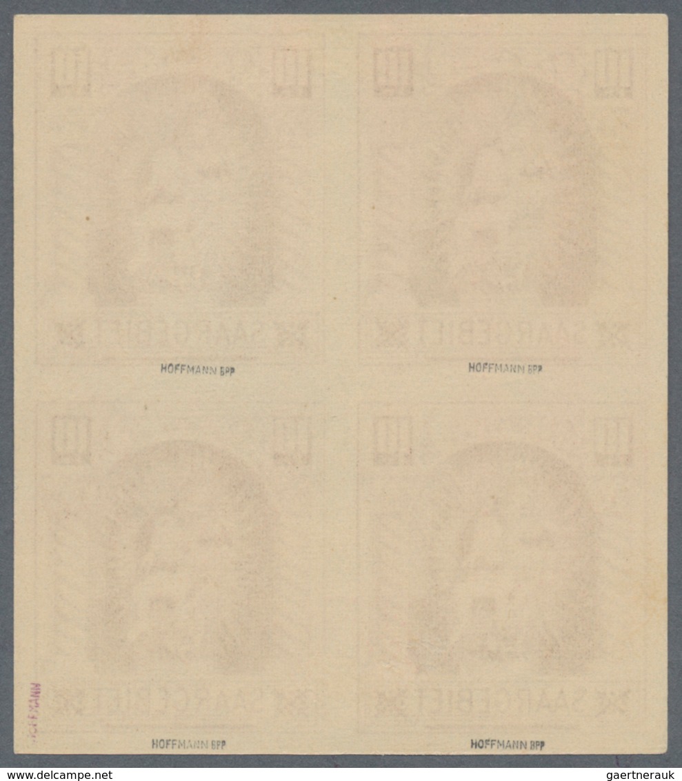 Deutsche Abstimmungsgebiete: Saargebiet: 1925, 10 Fr. Madonna Von Blieskastel Dunkelrot Als Ungezähn - Unused Stamps