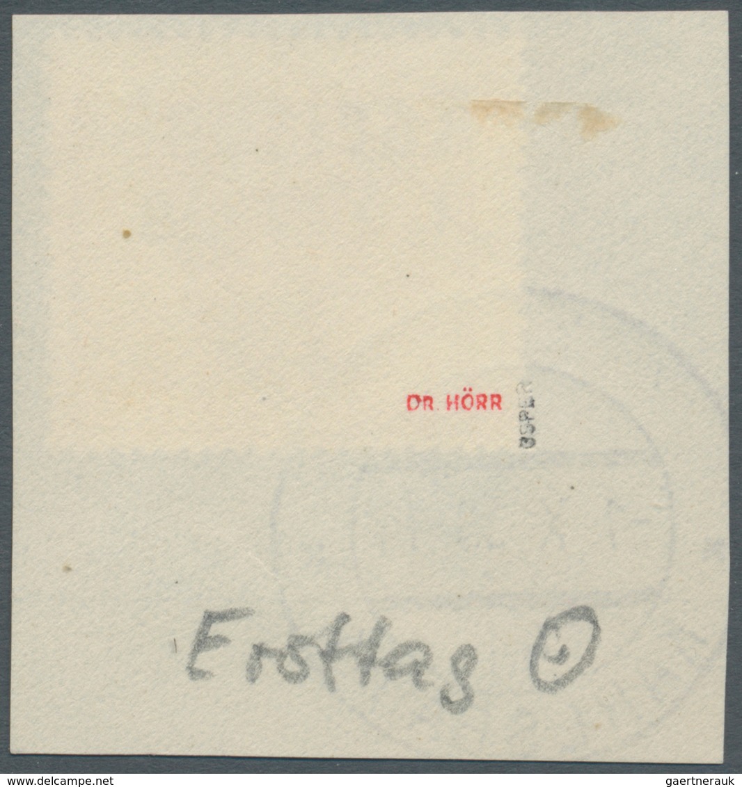 Sudetenland - Karlsbad: 1938, 40 H. Portomarke Mit Ersttagsstempel "KARLSBAD 4d 1.X.38" Auf Briefstü - Région Des Sudètes