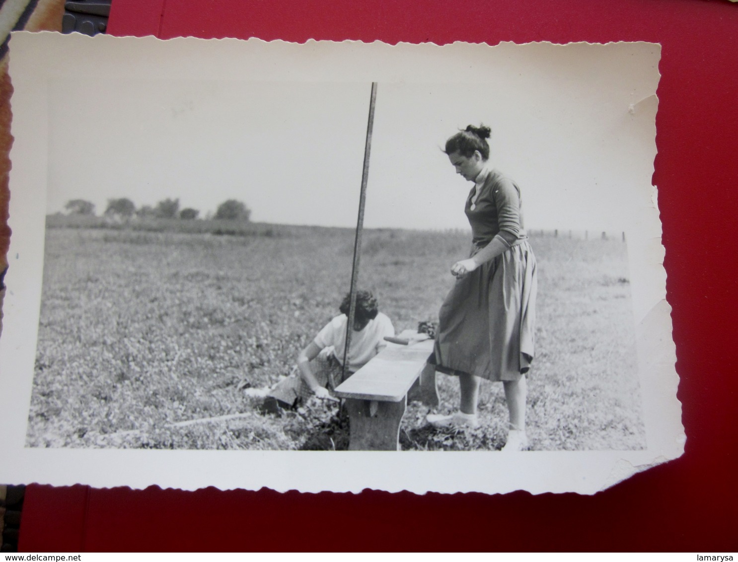 1958 LE CHESNE  LOT 9 PHOTO PHOTOGRAPHIES ORIGINALES CAMP de La Jeunesse étudiante chrétienne-SCOUT Scoutisme- SCOUTING