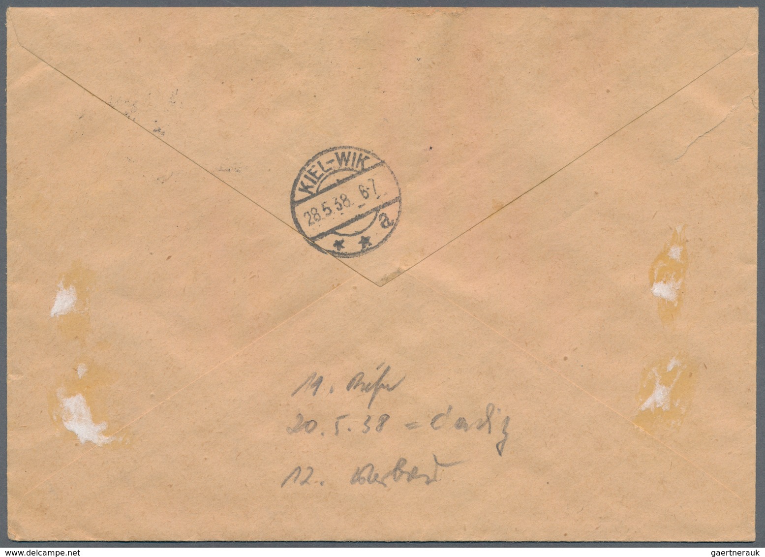 Feldpost 2. Weltkrieg: 'Geheim' / 'Secret Enclosing Envelope With The Registered Feldpost Cover From - Other & Unclassified