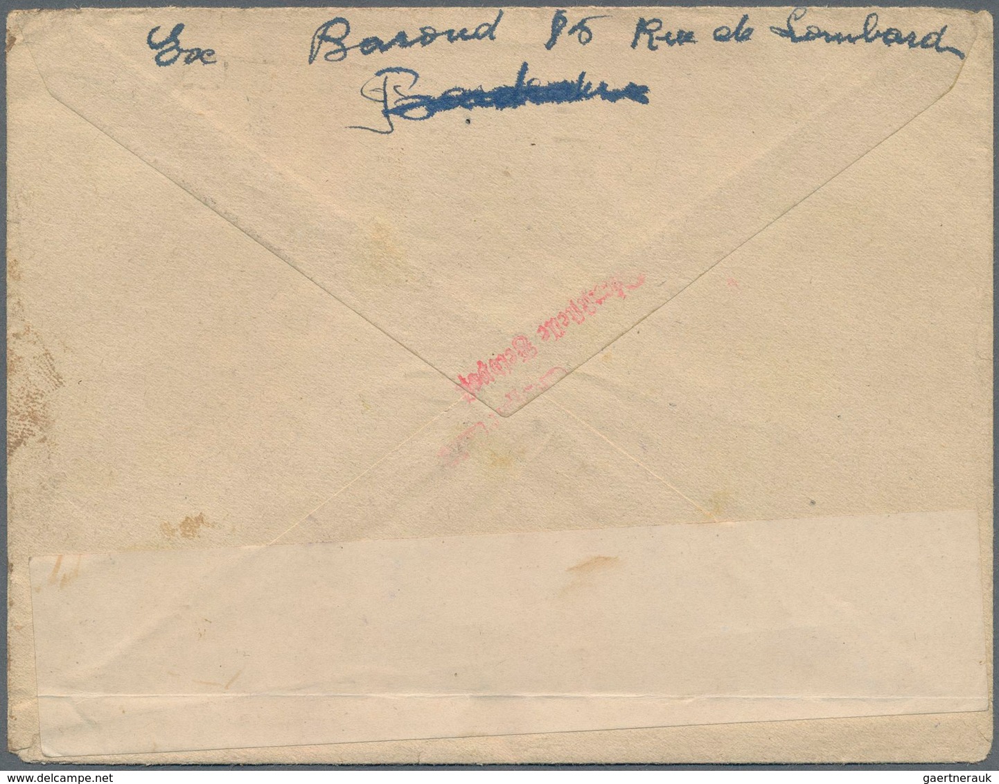 Feldpost 2. Weltkrieg: 1942 (16.9.), Brief Mit 1,50 Francs-Frankatur Aus Bordeaux/Frankreich An Eine - Autres & Non Classés