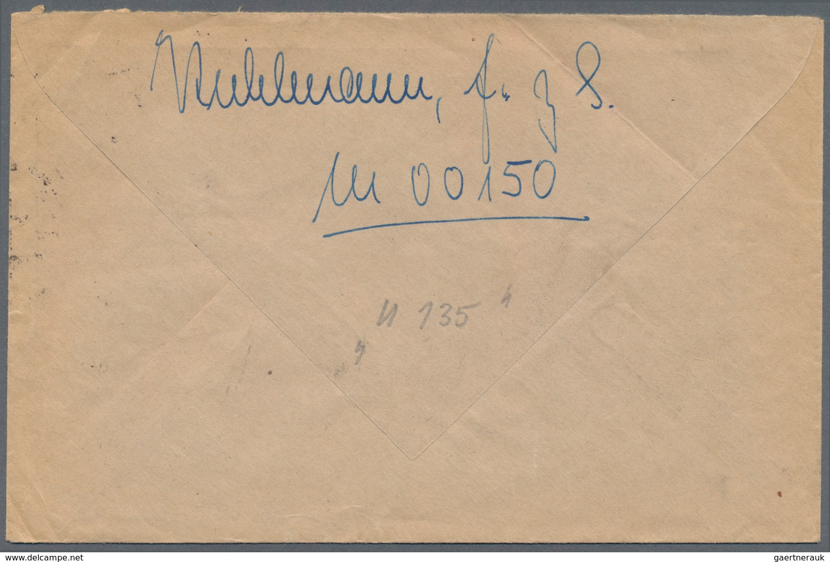 Feldpost 2. Weltkrieg: 1943. Original Feldpost / Sailor's Mail From WWII Unterseeboot (U-Boot) / U-B - Other & Unclassified