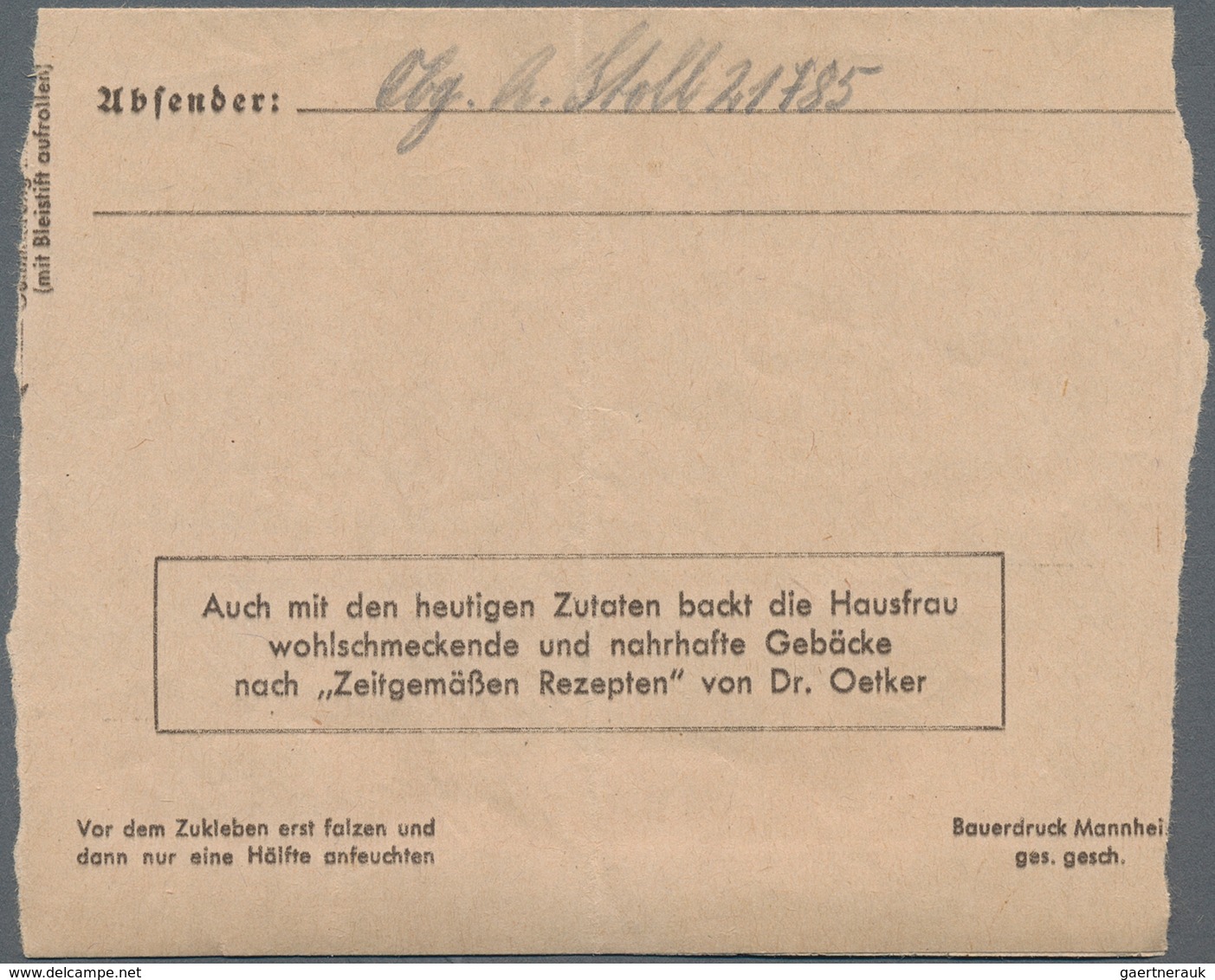 Feldpost 2. Weltkrieg: 1945, Zwei FP-Briefe (1x Mit Brieftext) Versch. Einheiten (21785 = 1. Kp. Kor - Sonstige & Ohne Zuordnung