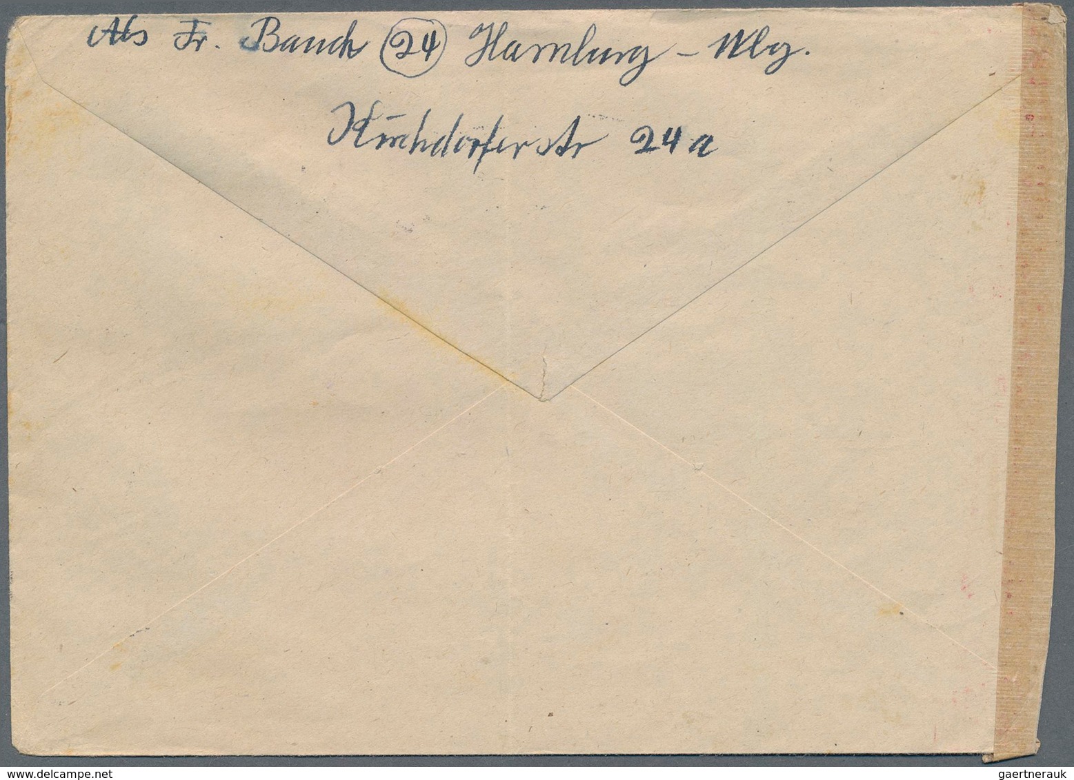 Kriegsgefangenen-Lagerpost: 1945. Air Mail Envelope (crease) Addressed To 'Internment Camp Bonaire, - Sonstige & Ohne Zuordnung