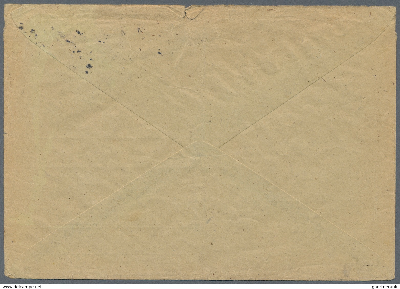 KZ-Post: KZ BUCHENWALD: 1942, Vordruck-Briefumschlag Mit Violettem Zensur-Ra1 "Postzensur Block 34" - Briefe U. Dokumente