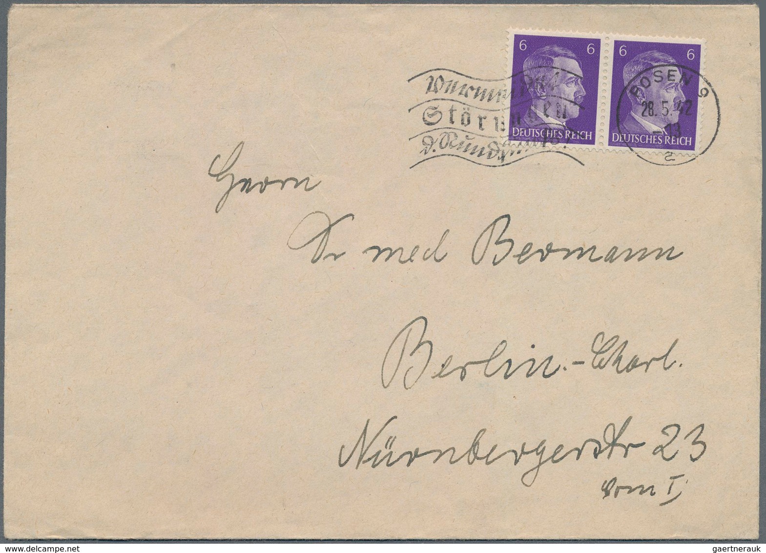 KZ-Post: 1942 (28.5.), Brief Eines Lagerarztes Dr. Julius Israel Epstein Aus Dem Zwangsarbeitslager - Covers & Documents